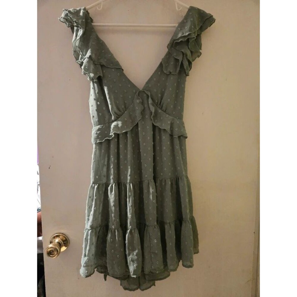 Tiered A-Line mini dress